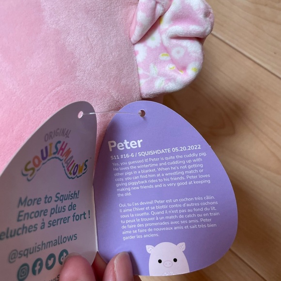 NWT Peter Easter Squishmallow - Picture 4 of 5